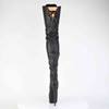 Pleaser - JUBILANT4012 Bottes cuissardes à plateforme - Noir Product image